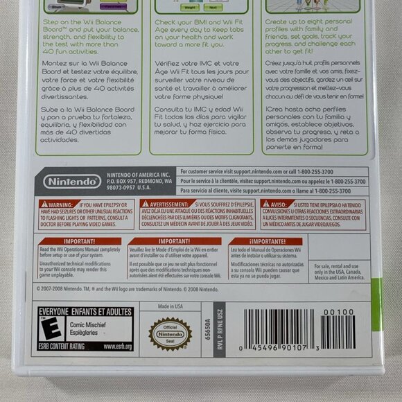 Wii Fit For Nintendo Wii Complete In Case With Manual and Game Disc Fitness Fun - Picture 5 of 5
